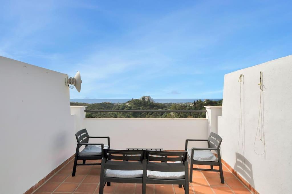 Duplex Con Vistas Al Mar, Piscina Y Gimnasio - Las Abejeras 226 Estepona Ngoại thất bức ảnh